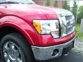 2010 Red Candy Metallic Ford F150 Lariat SuperCab 4x4  photo #7