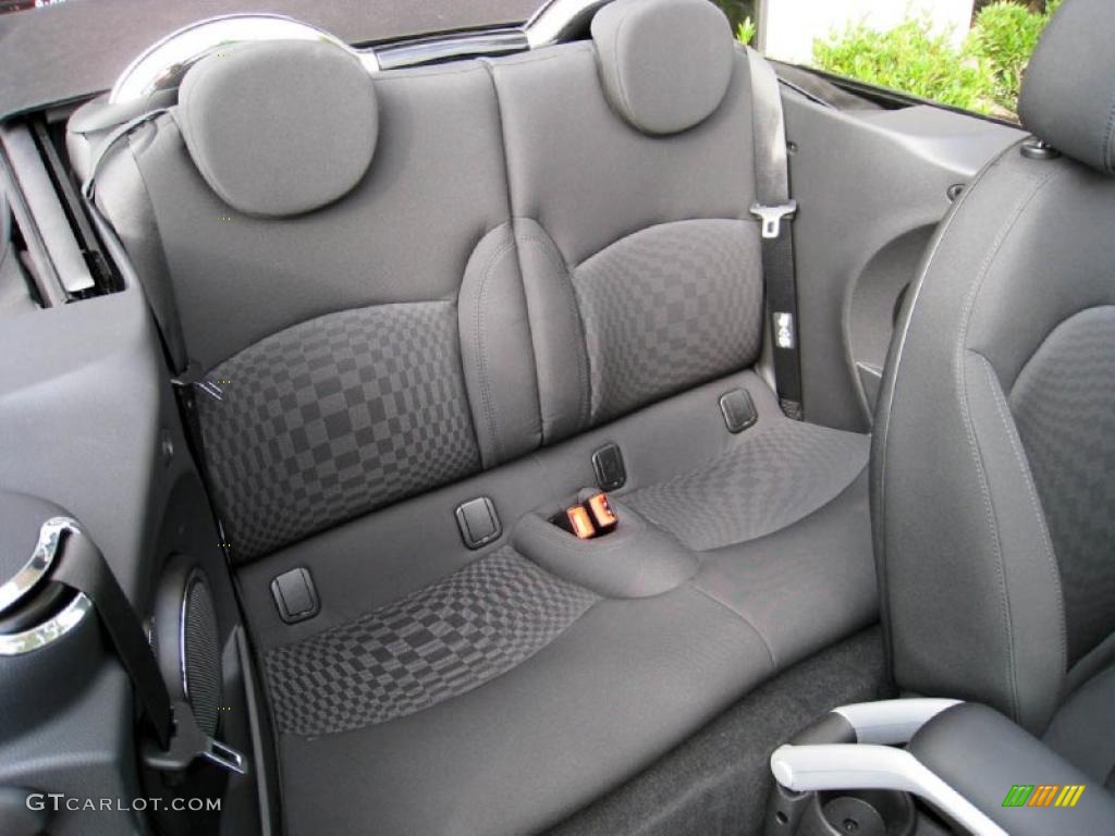 Checkered Carbon Black/Black Interior 2009 Mini Cooper John Cooper Works Convertible Photo #34335174
