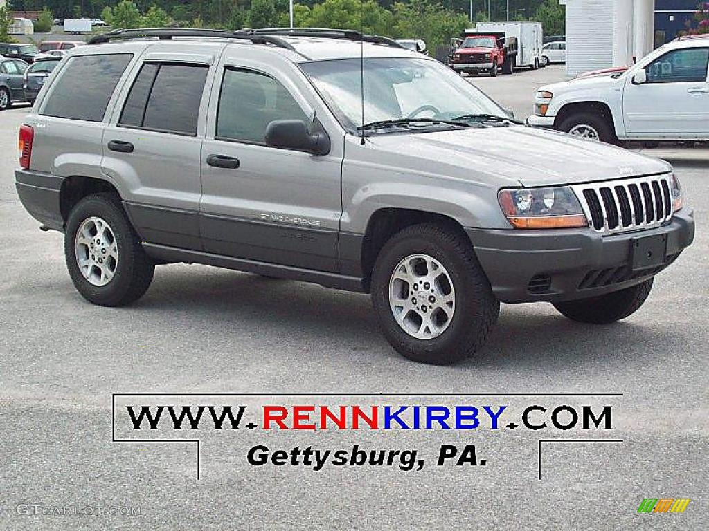 2001 Grand Cherokee Laredo 4x4 - Silverstone Metallic / Sandstone photo #1