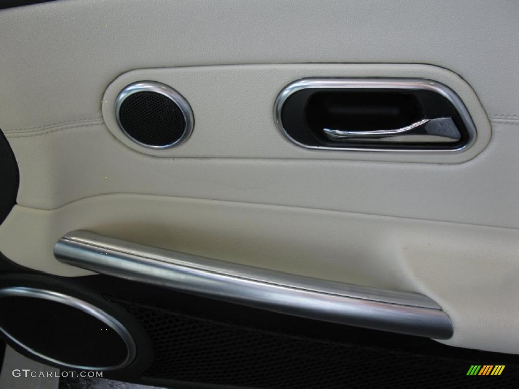 2005 Chrysler Crossfire Limited Roadster Dark Slate Grey/Vanilla Door Panel Photo #34337630