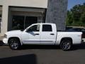 2008 Bright White Dodge Dakota Laramie Crew Cab 4x4  photo #4