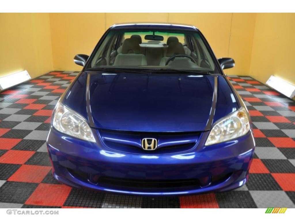 2005 Civic Value Package Sedan - Fiji Blue Pearl / Ivory photo #2