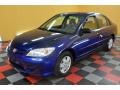 2005 Fiji Blue Pearl Honda Civic Value Package Sedan  photo #3