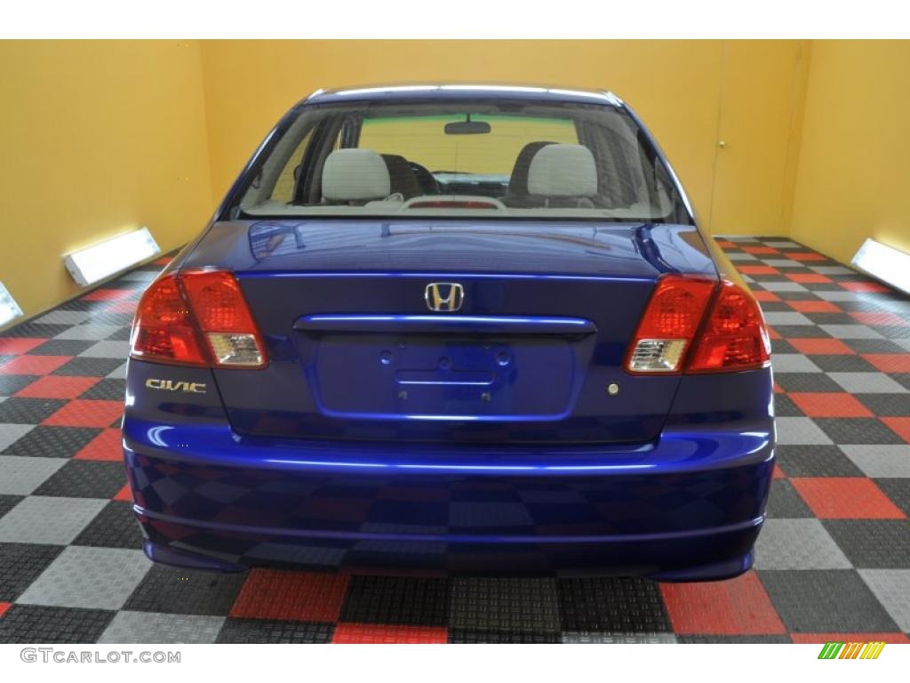 2005 Civic Value Package Sedan - Fiji Blue Pearl / Ivory photo #5
