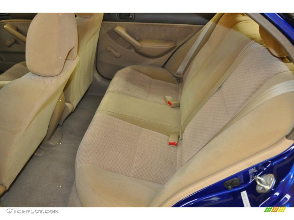 2005 Civic Value Package Sedan - Fiji Blue Pearl / Ivory photo #12