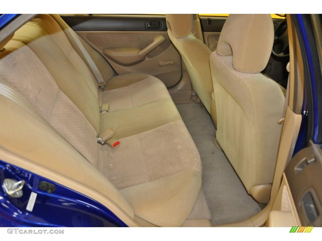 2005 Civic Value Package Sedan - Fiji Blue Pearl / Ivory photo #14