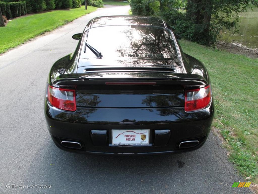 2007 911 Turbo Coupe - Black / Black photo #5