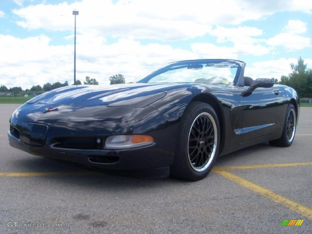 1998 Corvette Convertible - Black / Black photo #1