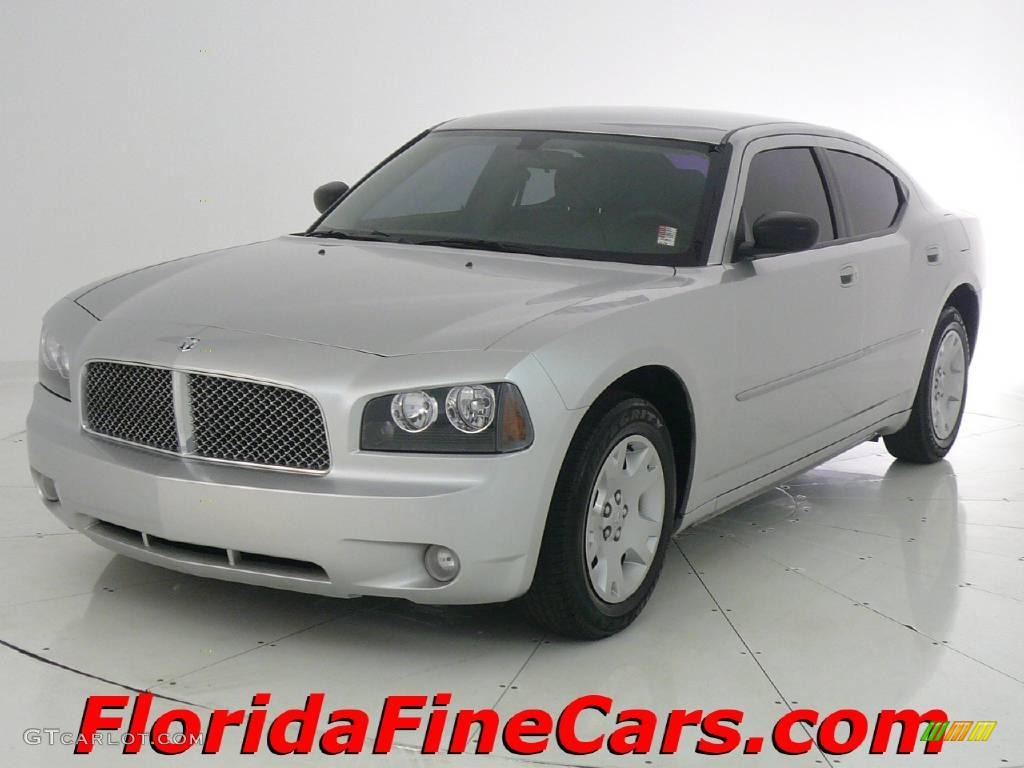 2007 Charger  - Bright Silver Metallic / Dark Slate Gray/Light Slate Gray photo #1