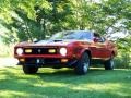 1971 Bright Red Ford Mustang Mach 1  photo #1