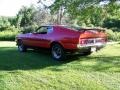 1971 Bright Red Ford Mustang Mach 1  photo #7