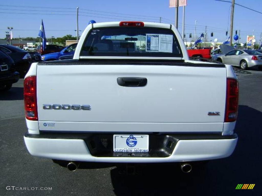 2004 Ram 1500 SLT Quad Cab - Bright White / Dark Slate Gray photo #6