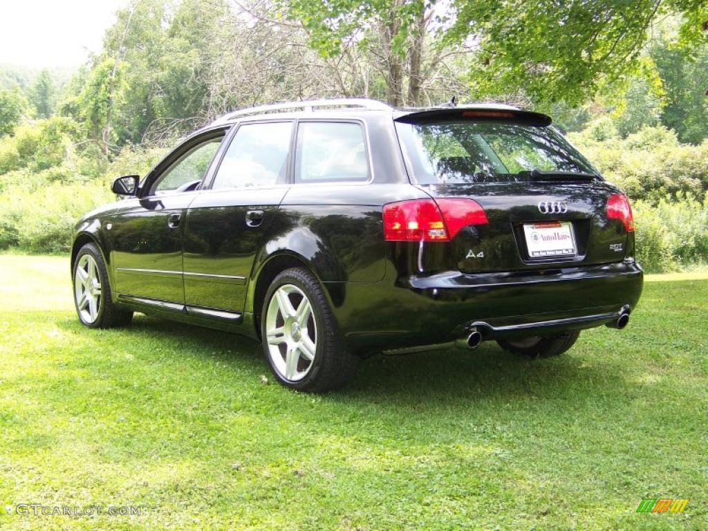 2008 A4 2.0T quattro S-Line Avant - Brilliant Black / Black photo #7