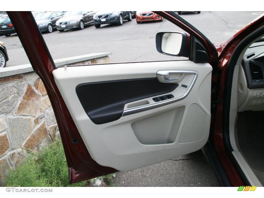 2010 XC60 T6 AWD - Maple Red Metallic / Sandstone/Espresso photo #12