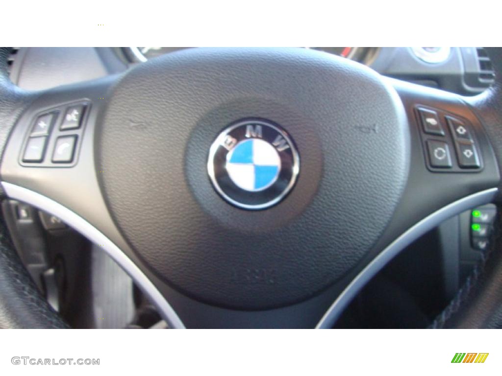 2008 1 Series 128i Coupe - Blue Water Metallic / Black photo #15
