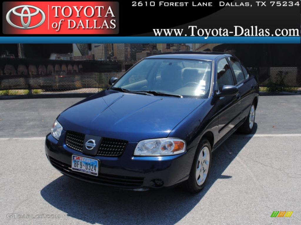 2006 Sentra 1.8 - Sapphire Blue Metallic / Taupe Beige photo #1