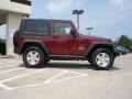 2010 Red Rock Crystal Pearl Jeep Wrangler Sport 4x4  photo #2