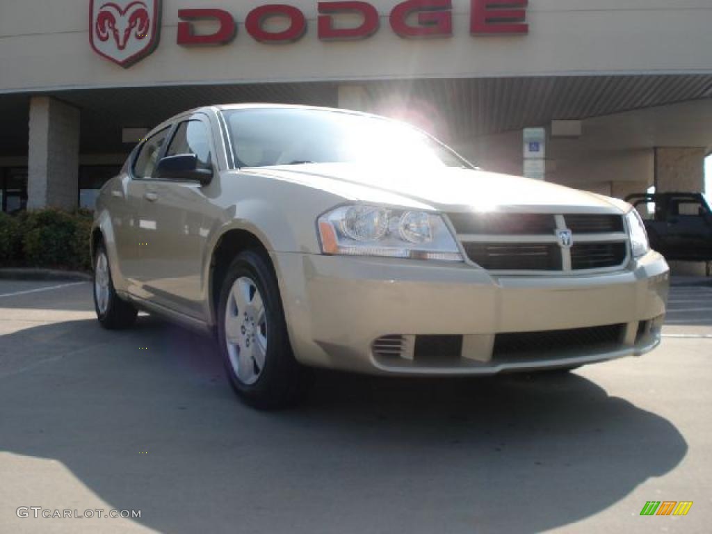 2010 Avenger SXT - White Gold / Dark Slate Gray photo #1