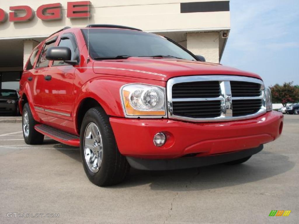 Flame Red Dodge Durango