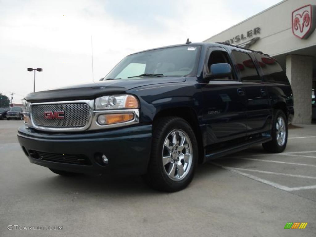 2006 Yukon XL Denali AWD - Blue Green Crystal / Sandstone photo #7