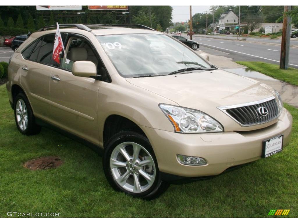 2009 RX 350 AWD - Golden Almond Metallic / Parchment photo #3