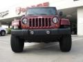 2007 Red Rock Crystal Pearl Jeep Wrangler Unlimited Sahara 4x4  photo #8