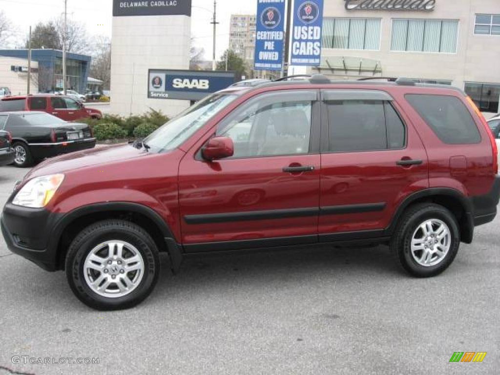 2003 CR-V EX - Chianti Red Pearl / Saddle photo #3