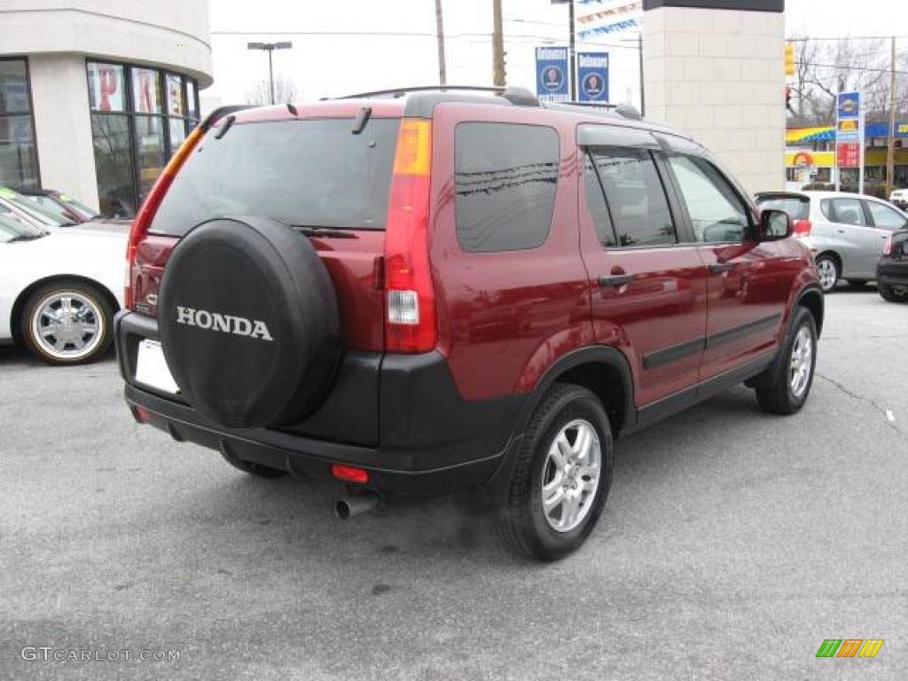 2003 CR-V EX - Chianti Red Pearl / Saddle photo #6
