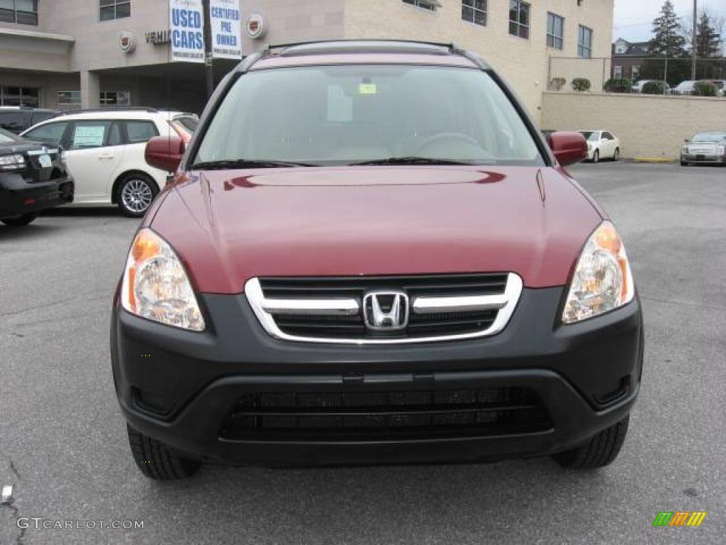 2003 CR-V EX - Chianti Red Pearl / Saddle photo #9