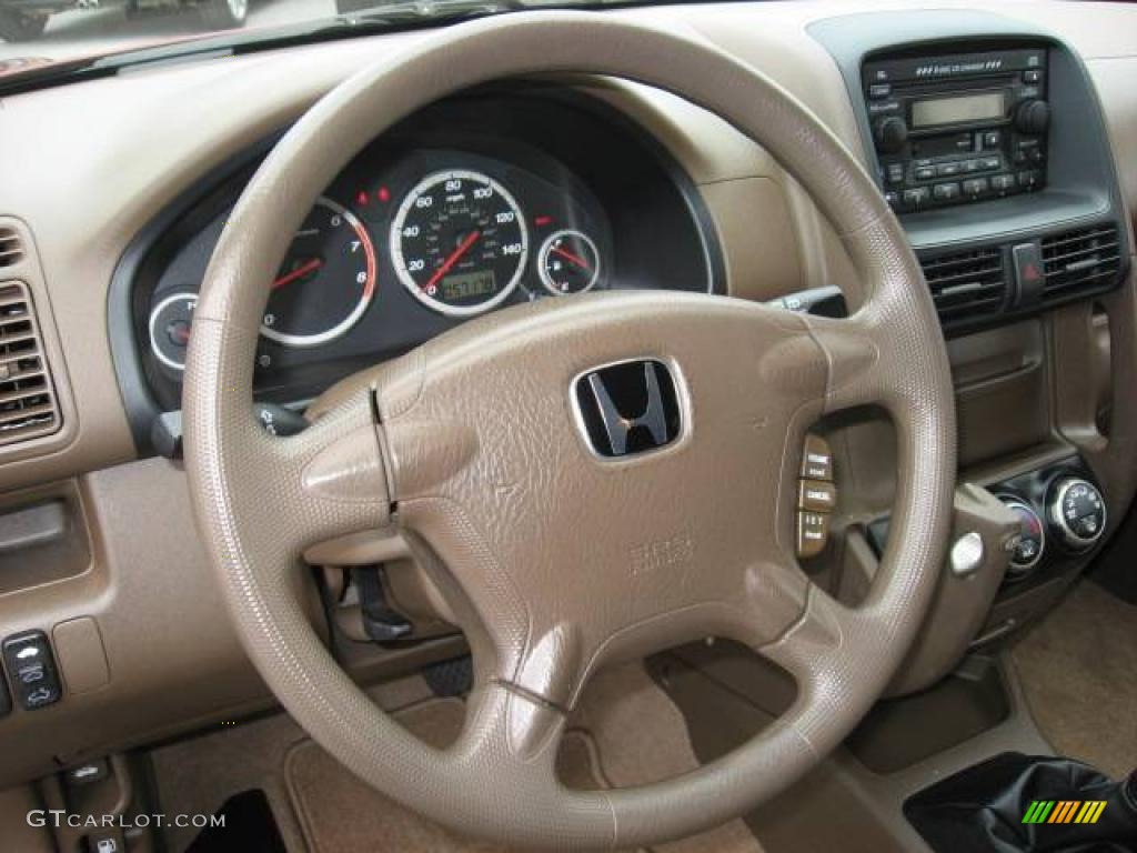 2003 CR-V EX - Chianti Red Pearl / Saddle photo #12