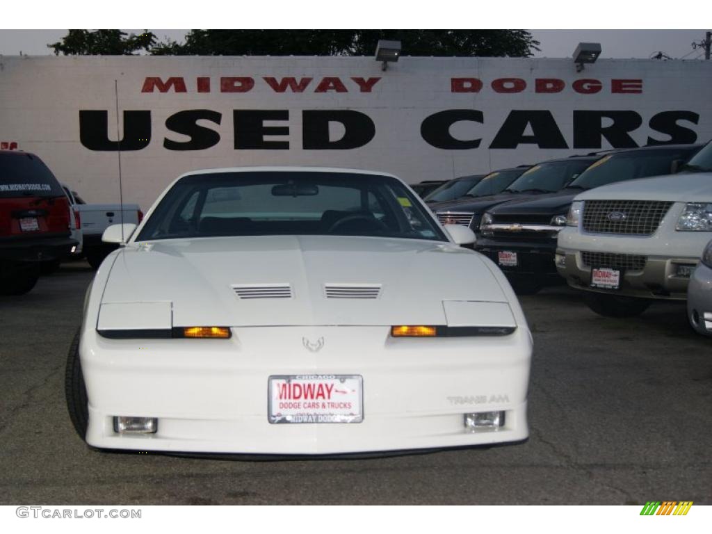 1988 Firebird Trans Am Coupe - White / Dark Gray photo #2