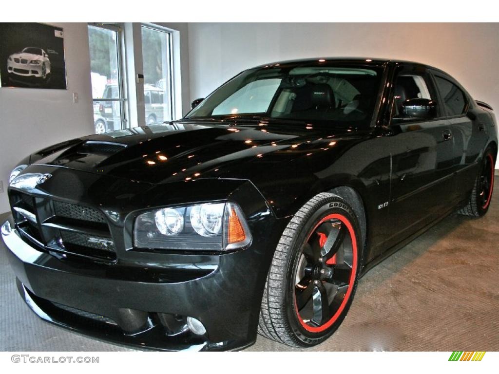 2006 Charger SRT-8 - Brilliant Black Crystal Pearl / Dark Slate Gray/Light Slate Gray photo #6