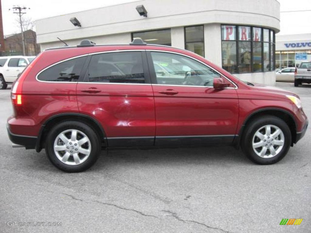 2007 CR-V EX-L 4WD - Tango Red Pearl / Gray photo #7