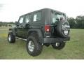 2010 Natural Green Pearl Jeep Wrangler Unlimited Sport 4x4  photo #4