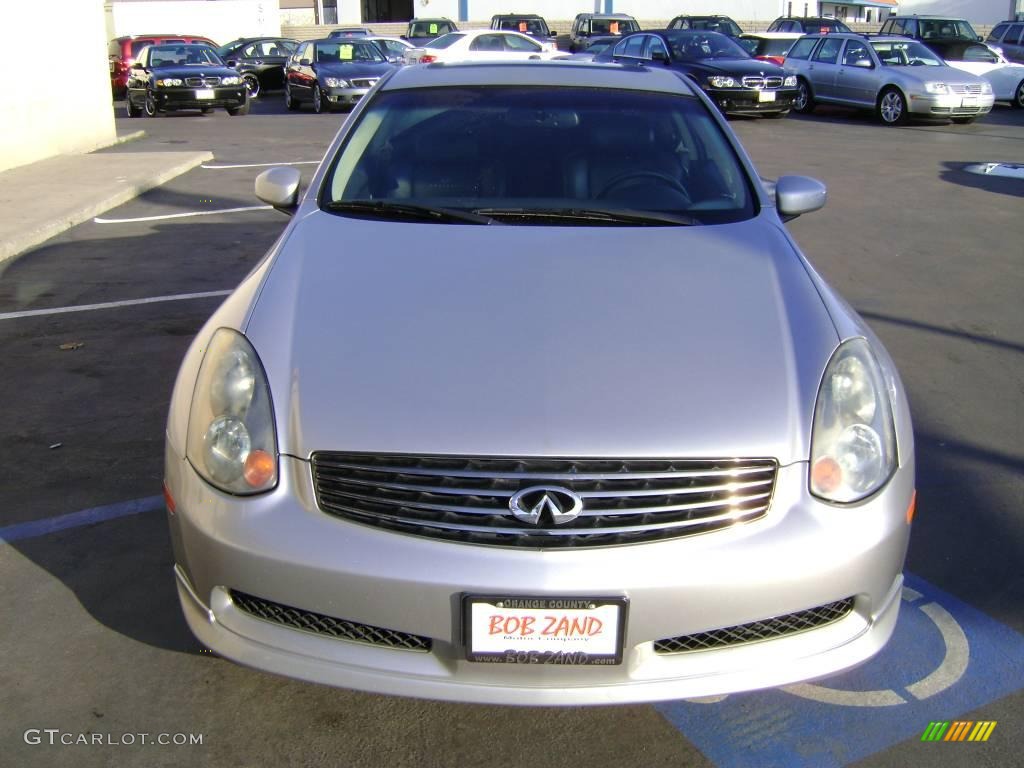 2003 G 35 Coupe - Brilliant Silver Metallic / Graphite photo #6