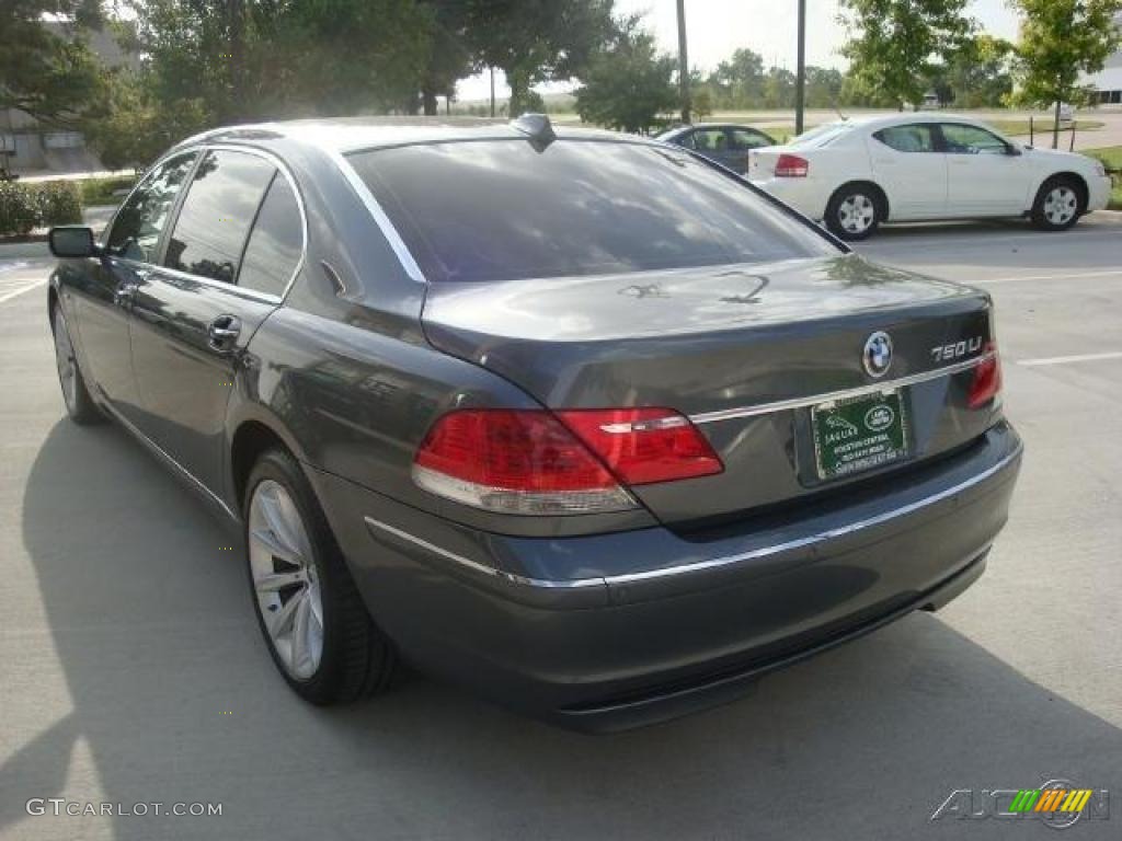 2008 7 Series 750Li Sedan - Titanium Grey Metallic / Black photo #7