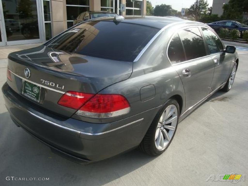 2008 7 Series 750Li Sedan - Titanium Grey Metallic / Black photo #9