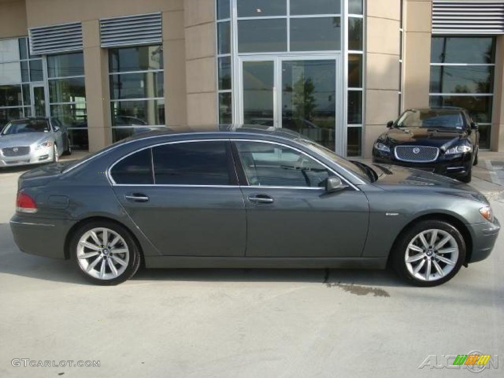 2008 7 Series 750Li Sedan - Titanium Grey Metallic / Black photo #10