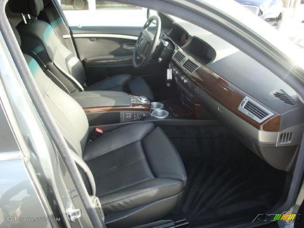 2008 7 Series 750Li Sedan - Titanium Grey Metallic / Black photo #27