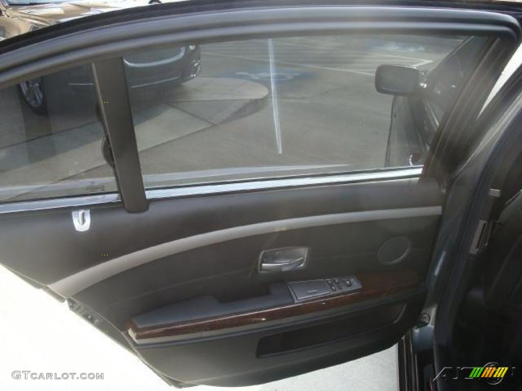 2008 7 Series 750Li Sedan - Titanium Grey Metallic / Black photo #30