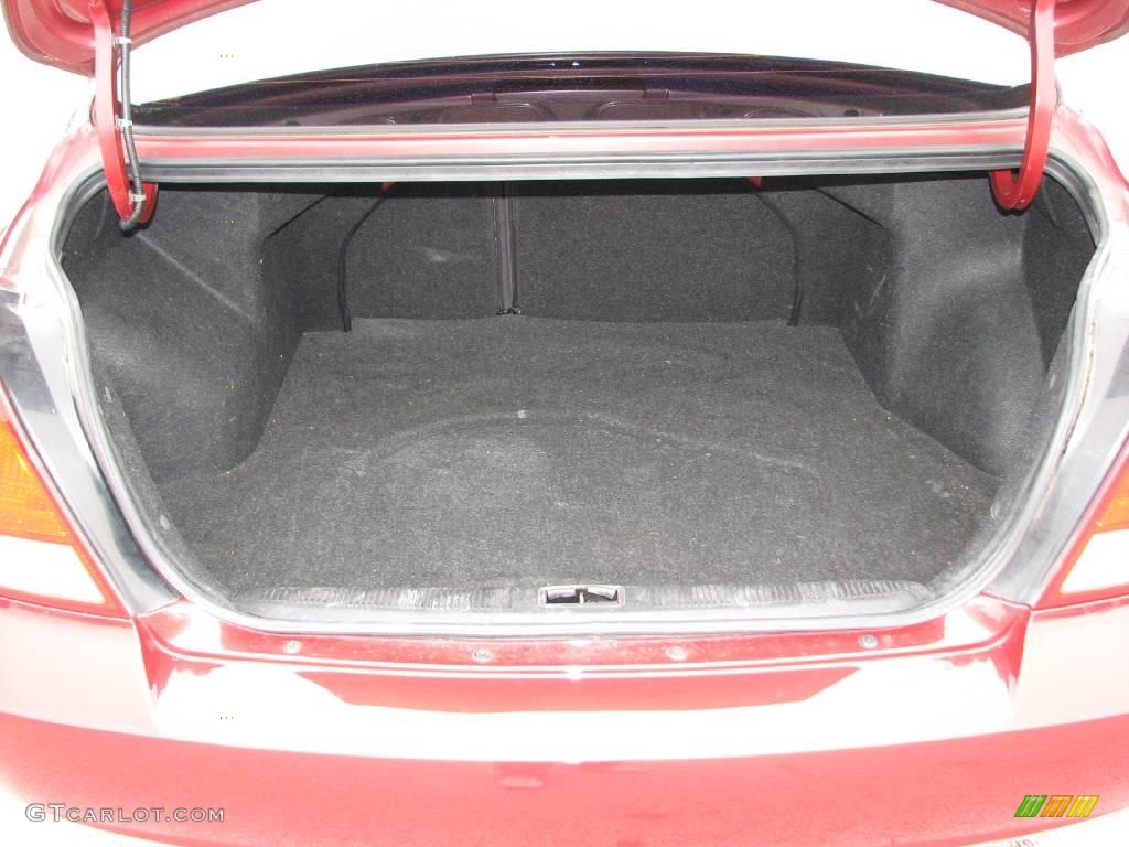 2002 Elantra GLS Sedan - Chianti Red / Beige photo #7