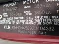 Chianti Red - Elantra GLS Sedan Photo No. 15