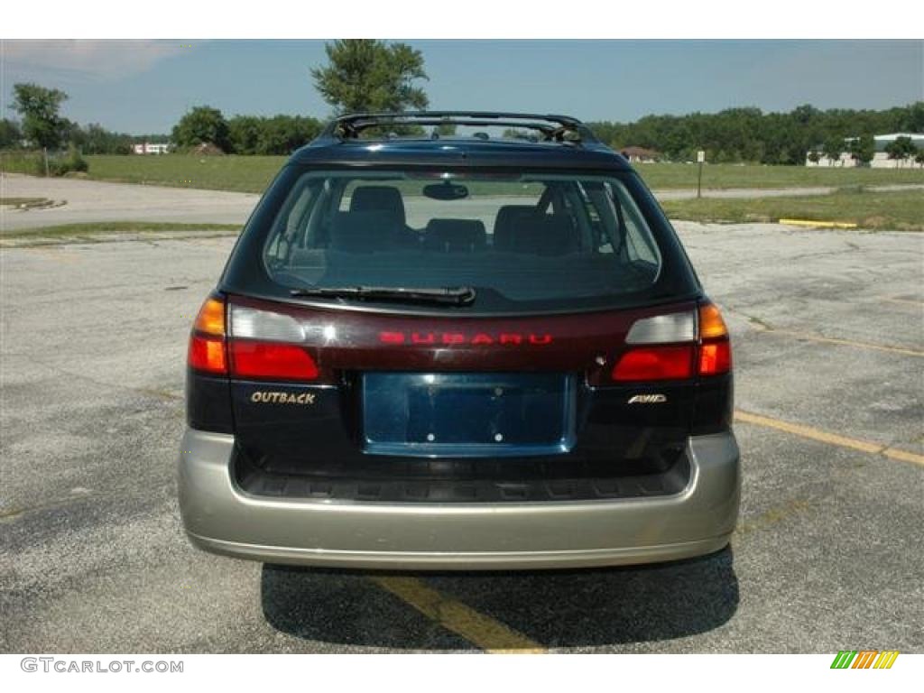 2003 Outback Wagon - Mystic Blue Pearl / Gray photo #5
