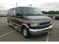 1997 Medium Wedgewood Blue Metallic Ford E Series Van E150 Conversion Van  photo #3