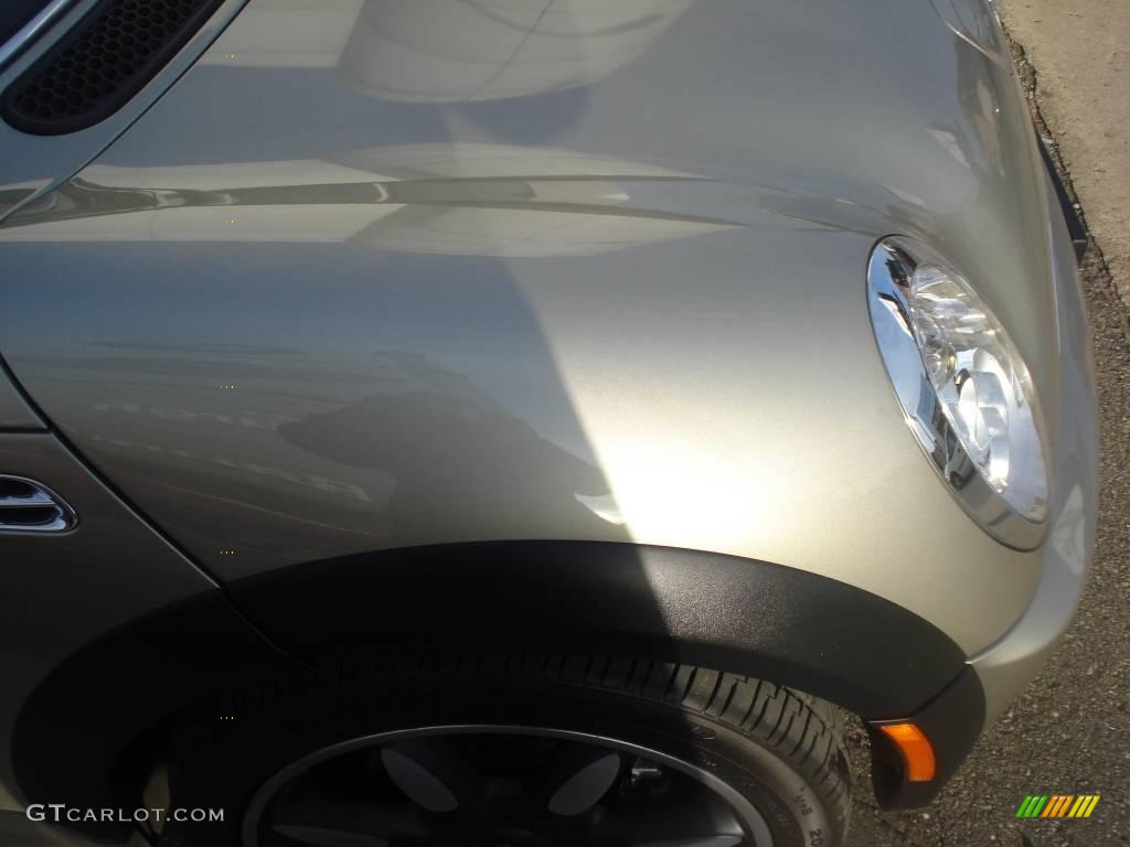2008 Cooper S Convertible Sidewalk Edition - Sparkling Silver Metallic / Malt Brown English Leather photo #5