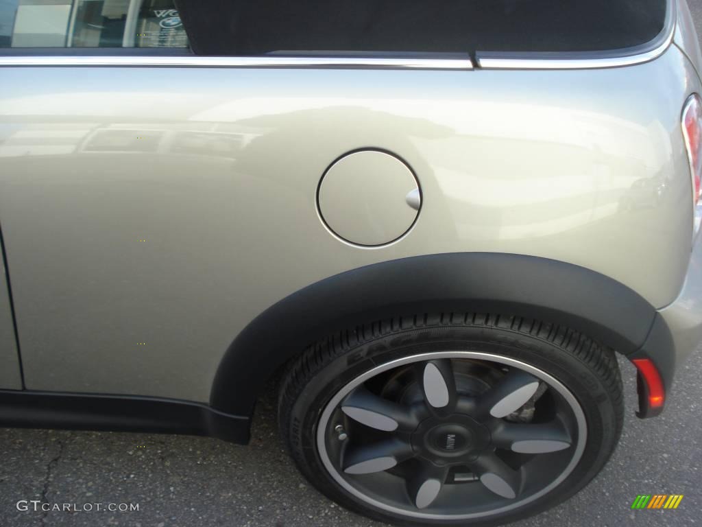 2008 Cooper S Convertible Sidewalk Edition - Sparkling Silver Metallic / Malt Brown English Leather photo #11