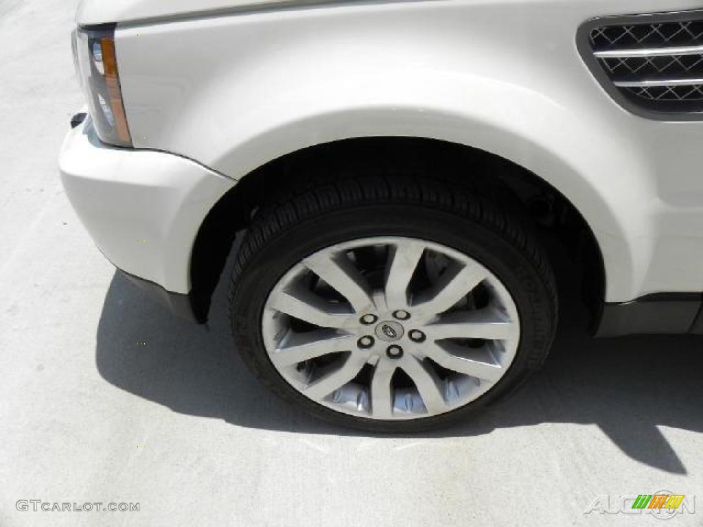 2008 Range Rover Sport Supercharged - Alaska White / Ebony Black photo #48