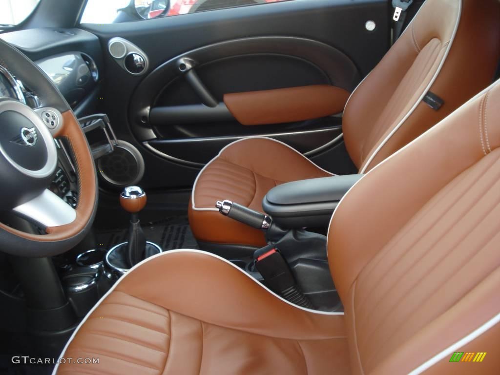 2008 Cooper S Convertible Sidewalk Edition - Sparkling Silver Metallic / Malt Brown English Leather photo #17