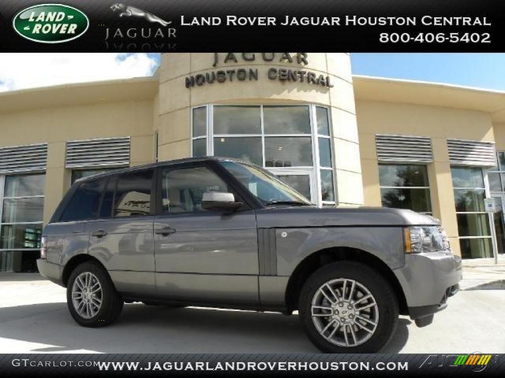 2010 Range Rover HSE - Stornoway Grey Metallic / Tan/Arabica Brown photo #1