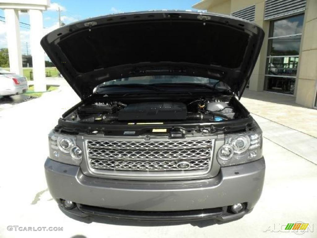 2010 Range Rover HSE - Stornoway Grey Metallic / Tan/Arabica Brown photo #46